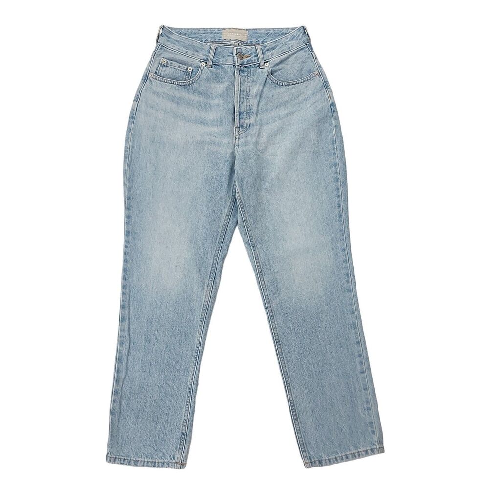 Everlane The Curvy 90s Cheeky Straight Jeans Womens 27 Blue Crop Organic Cotton